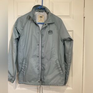 Vans light gray unisex men’s windbreaker jacket coat women’s